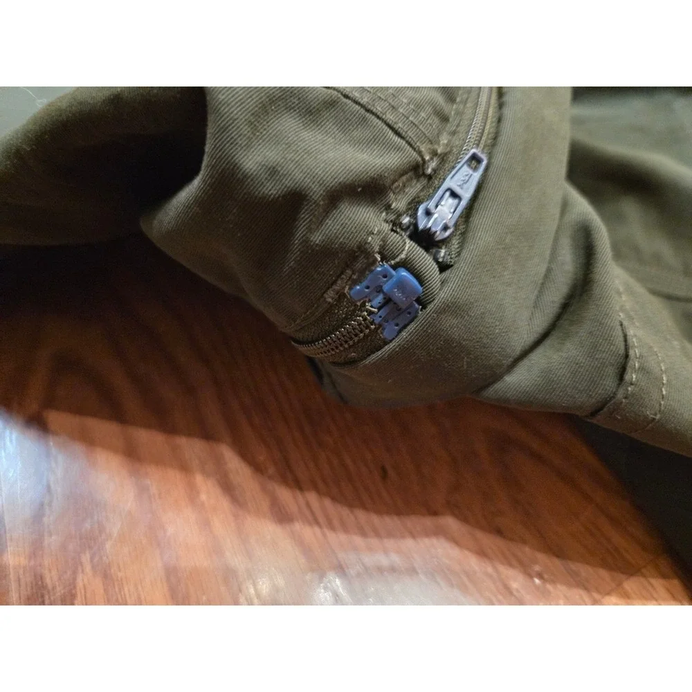 The North Face Mens Convertible‎ Hiking Cargo Pants Zip Off Dark Green M M